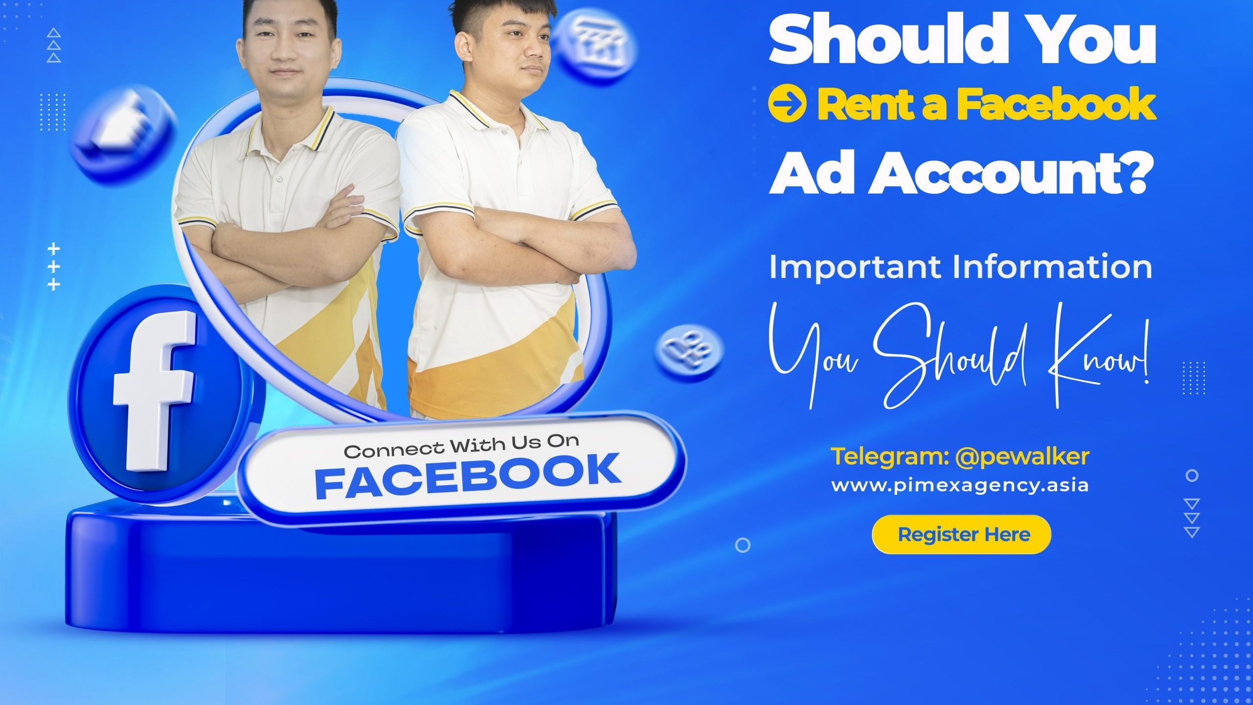 rent facebook ad account with primex agency