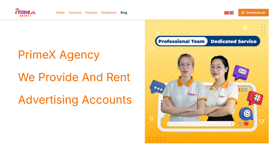 PrimeX Agency We Provide And Rent Advertising Accounts PrimeX Agency We Provide And Rent Advertising Accounts